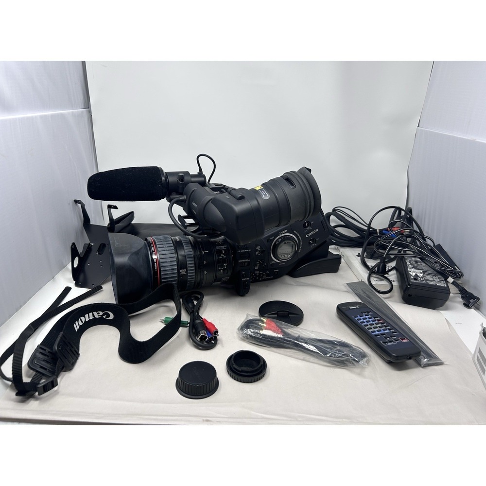 Canon XL H1A 3CCD HD Professional Camcorder -20x 5.4-108mm Zoom Lens & Hard Case